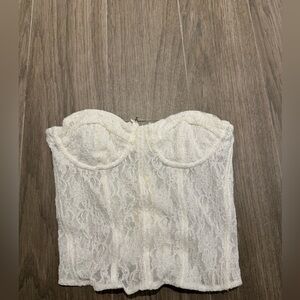 Edikted Strapless Lacey Corset